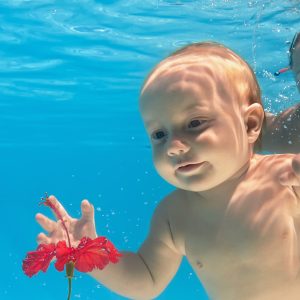 Baby swimming