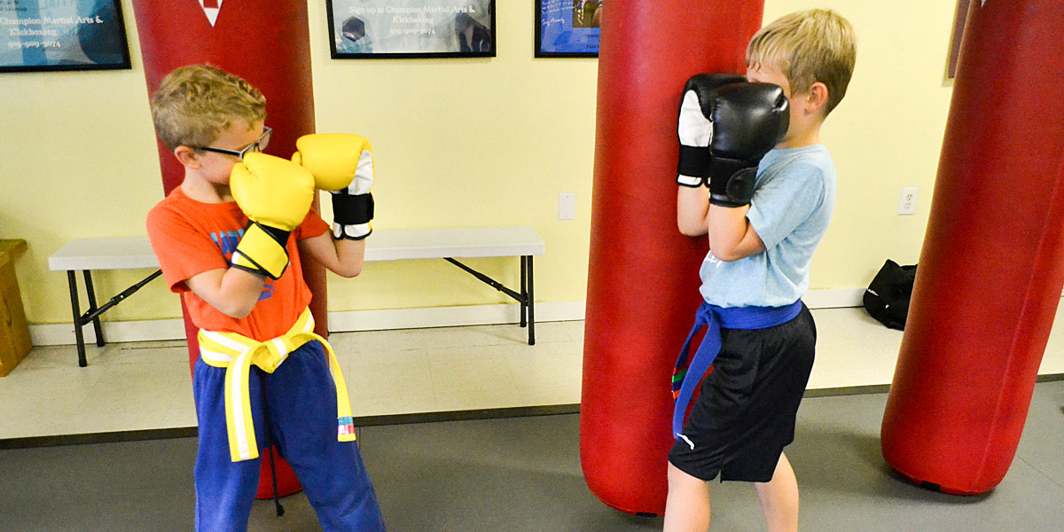 Kick boxing kids